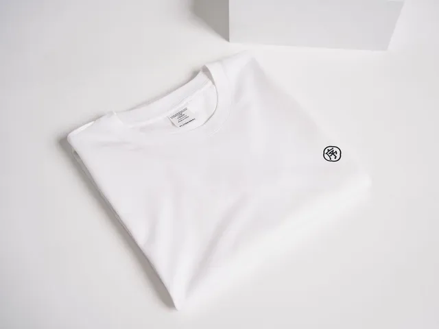 Basic white knit t-shirt