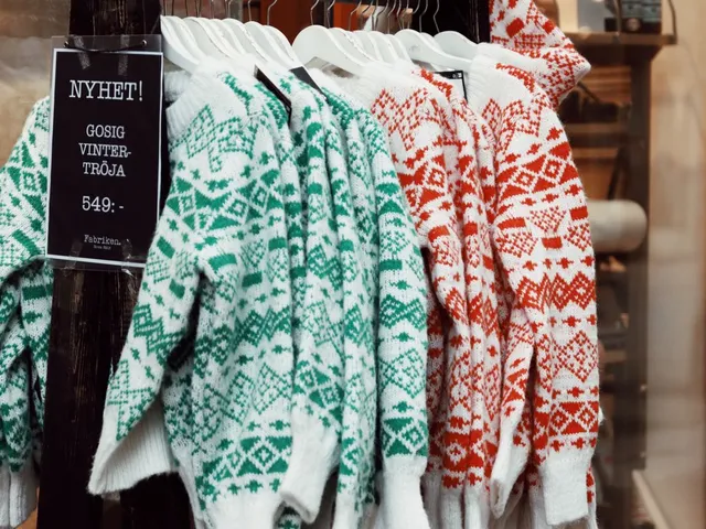 Wool sweaters ready for the winter season